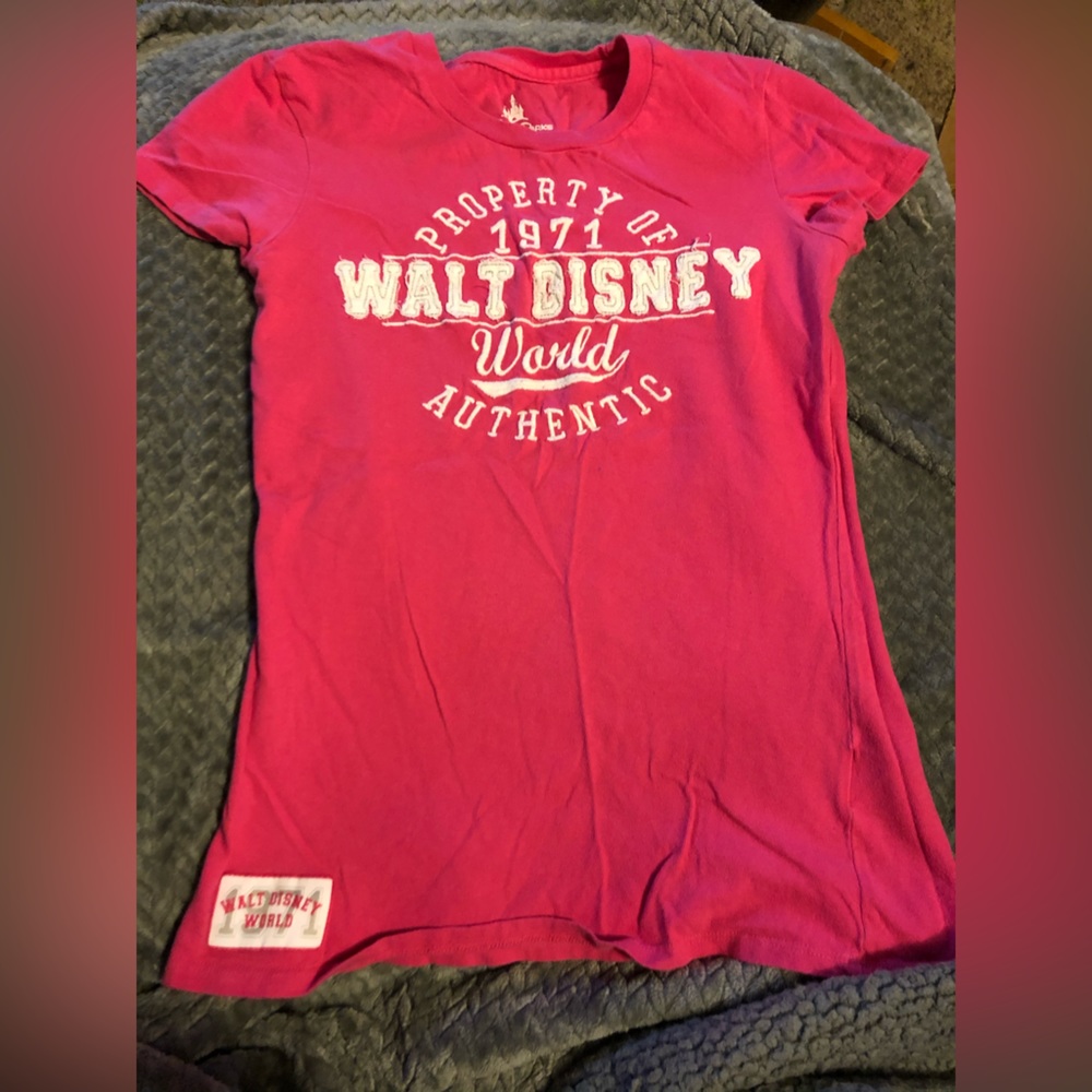 Disney world pink T shirt size xs